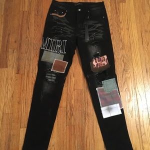Amiri Patch Work Grunge Jeans New-32